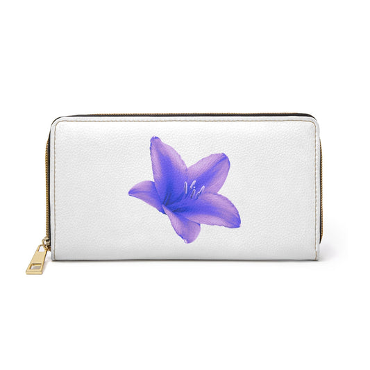 Accessories One size / White Fleur Bleu Zipper Wallet