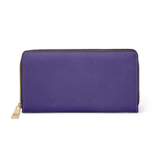 Accessories One size / White Purple Haze Zipper Wallet