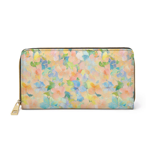 Accessories One size / White Secret Garden Zipper Wallet
