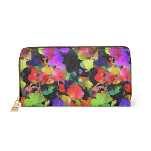 Accessories One size / White Summer in Bloom Zipper Wallet