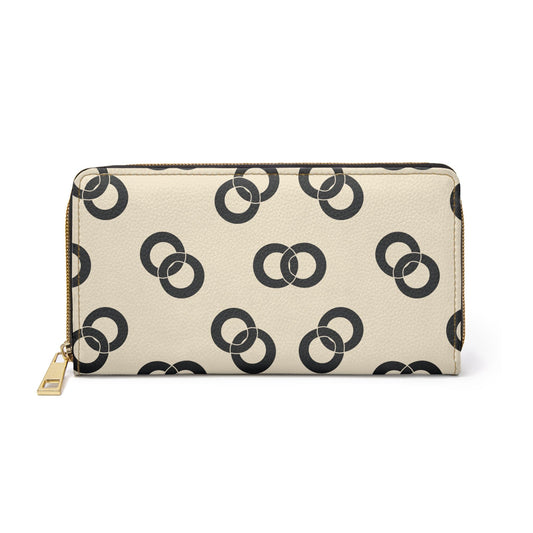Accessories One size / White Tied At The Hip Zipper Wallet