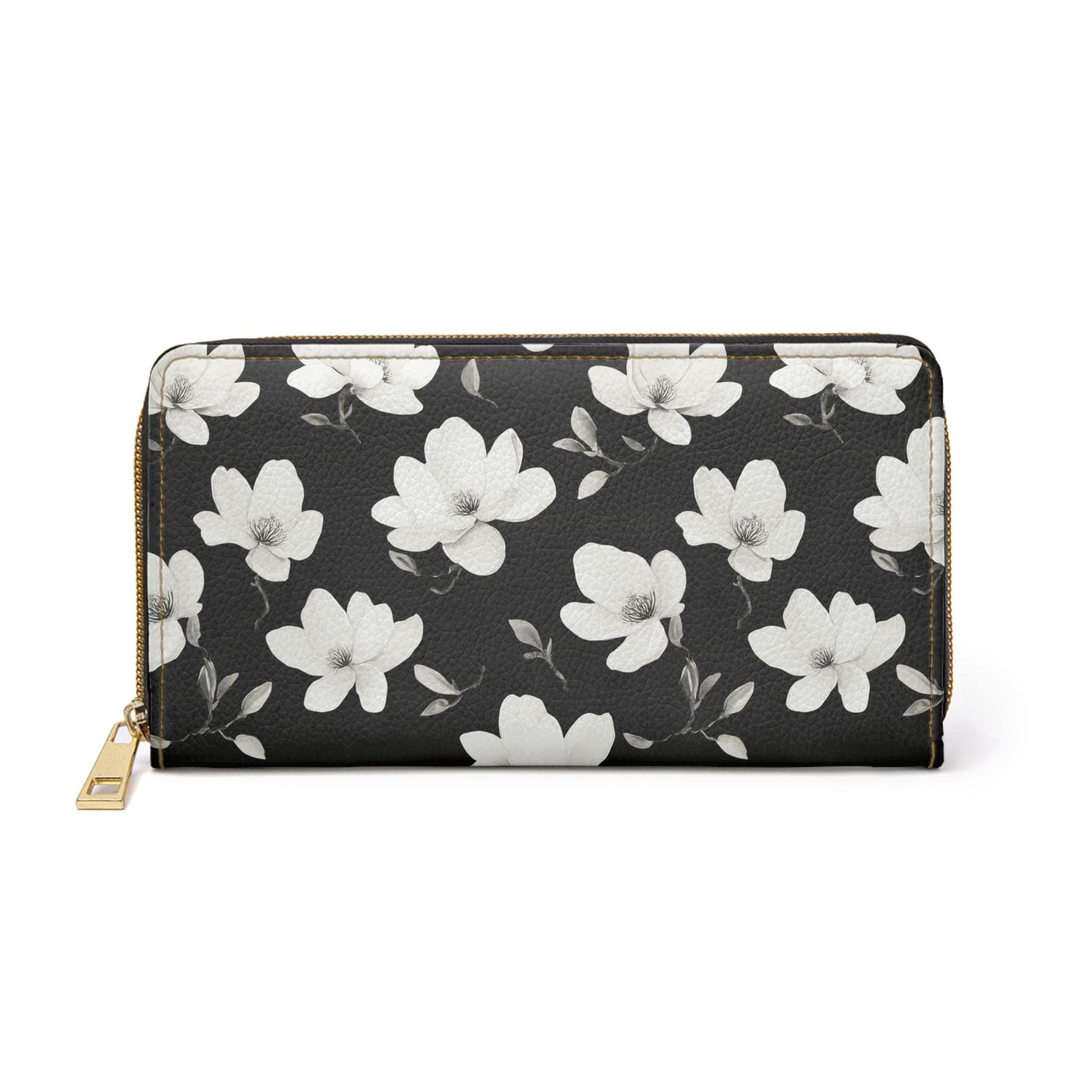 Accessories One size / White White Lotus Zipper Wallet