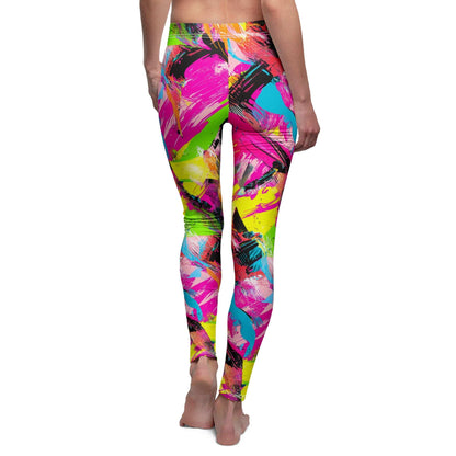 All Over Prints Abstract Pink Women's Yoga Leggings