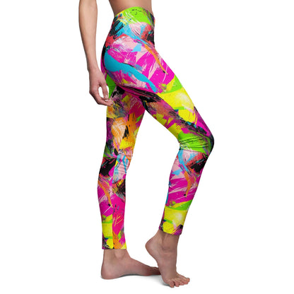 All Over Prints Abstract Pink Women's Yoga Leggings
