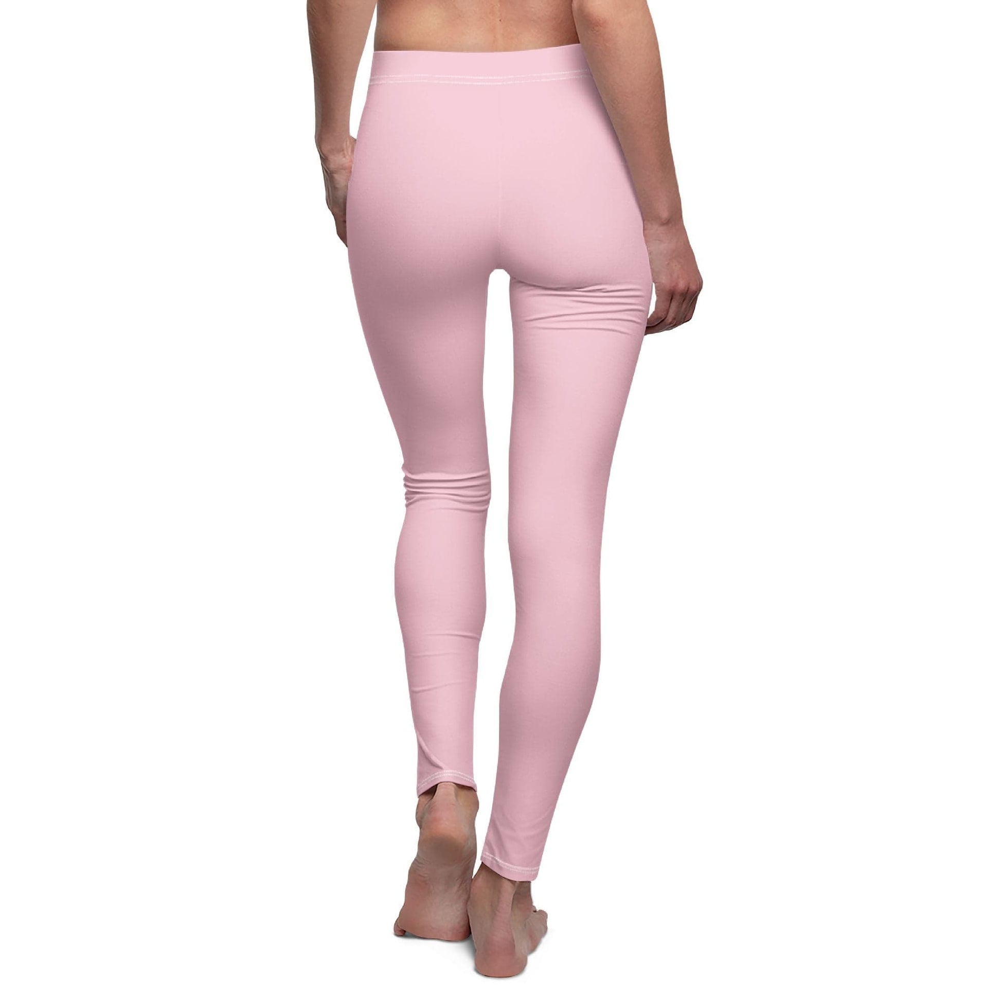 All Over Prints Baby Pink Women's Yoga Leggings
