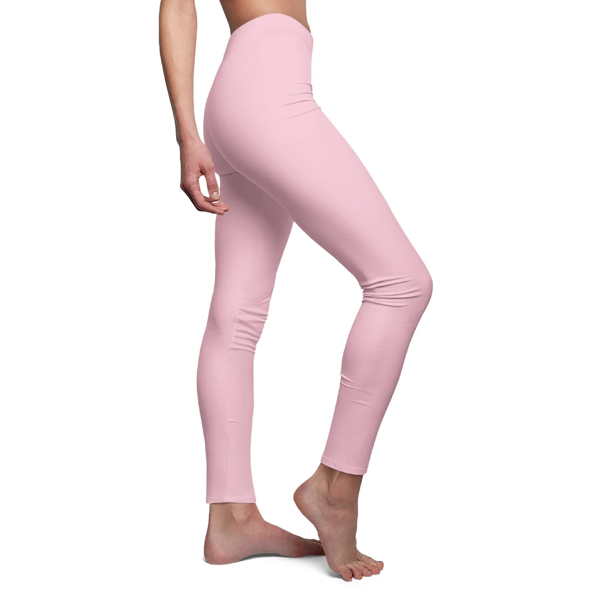 All Over Prints Baby Pink Women's Yoga Leggings