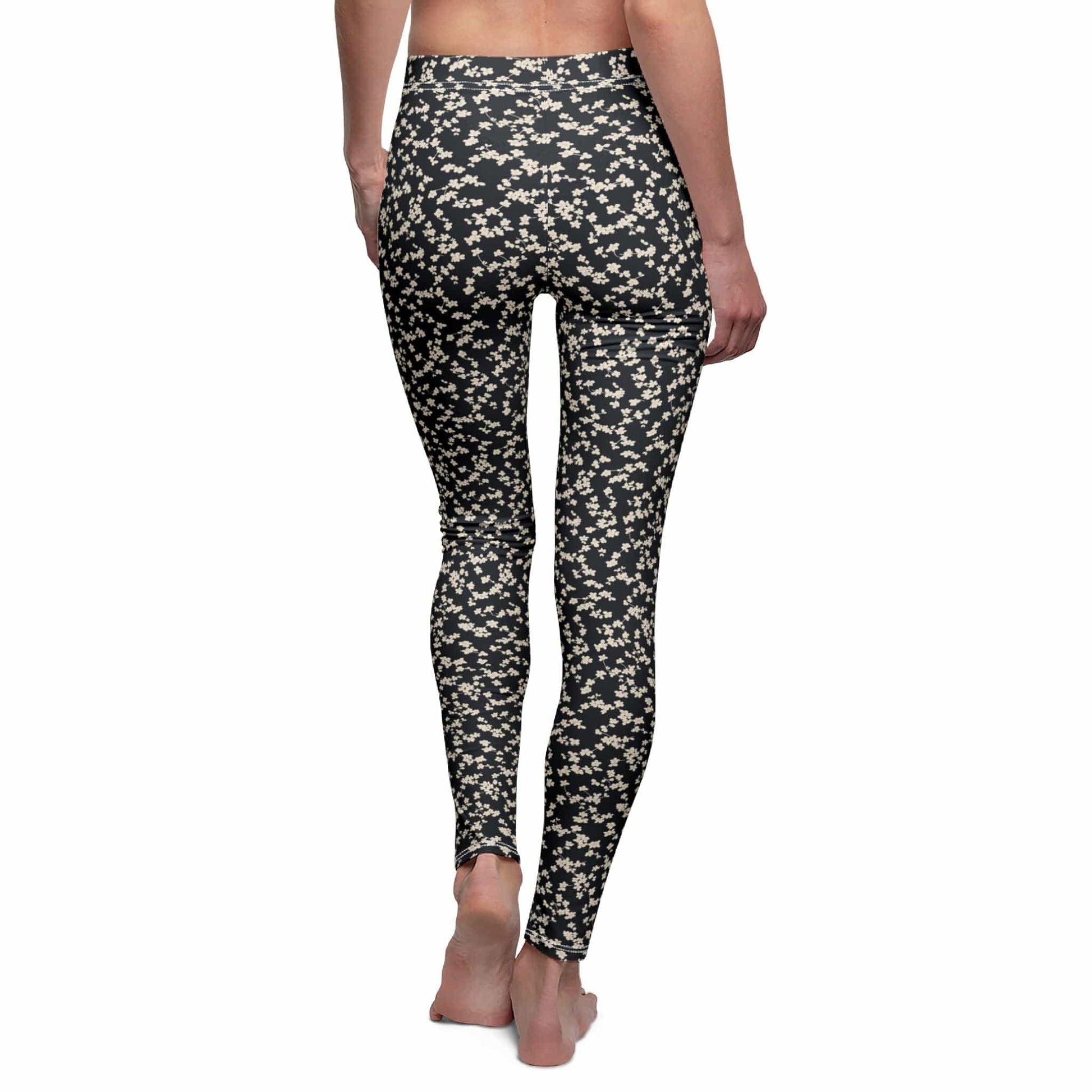 All Over Prints Black And White Women's Yoga Leggings