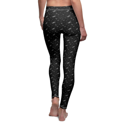 All Over Prints Butterflies In The Dark Women's Yoga Leggings
