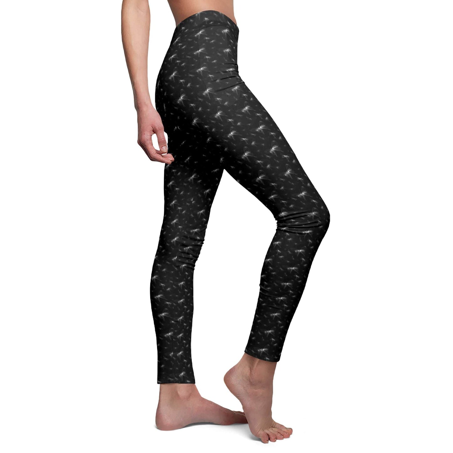 All Over Prints Butterflies In The Dark Women's Yoga Leggings