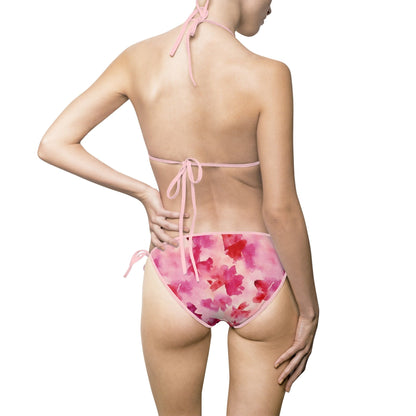All Over Prints Eau de Flower Women's String Bikini Set