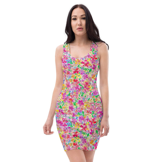 All Over Prints XS Bikini Bodycon Dress