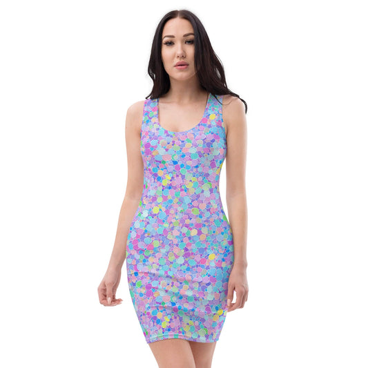 All Over Prints XS Bubbles Bodycon Dress
