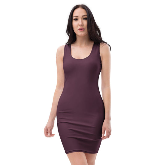 All Over Prints XS Congo Brown Bodycon Dress