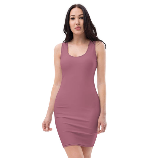 All Over Prints XS Copper Rose Bodycon Dress