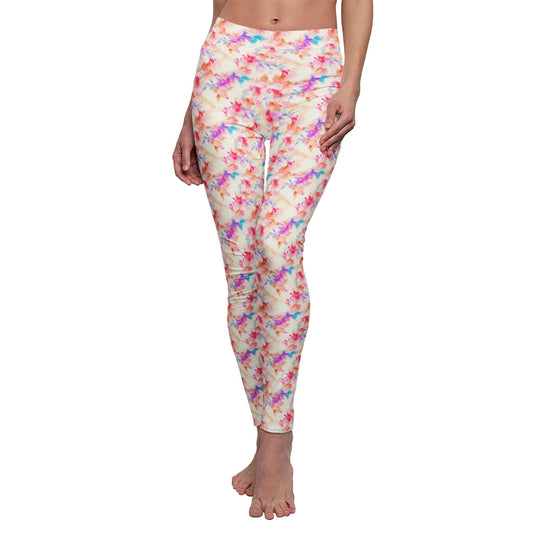 All Over Prints XS Creme Coloree Women's Yoga Leggings