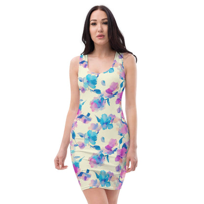 All Over Prints XS Creme Glacee Bodycon Dress