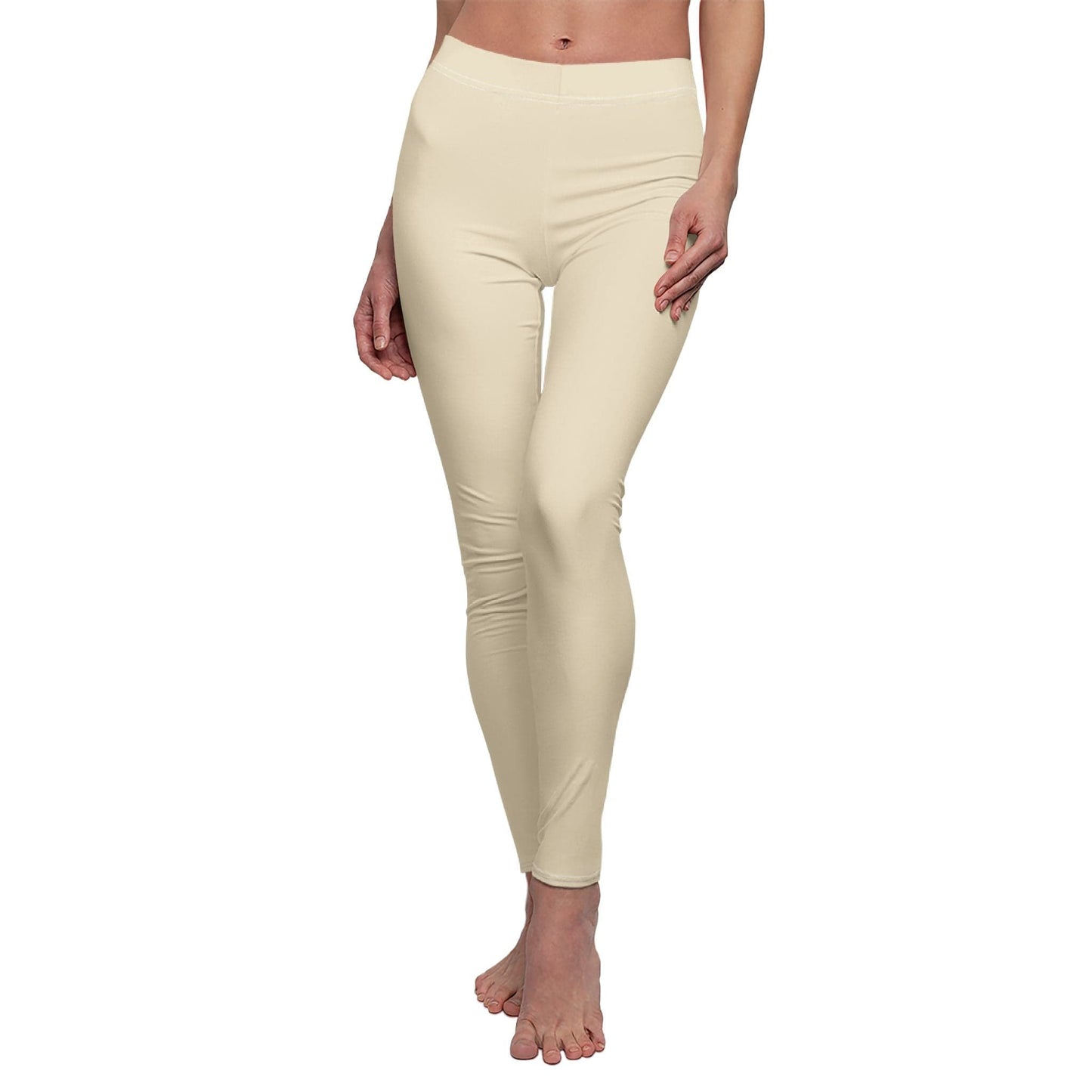 All Over Prints XS Double Spanish White Women's Yoga Leggings
