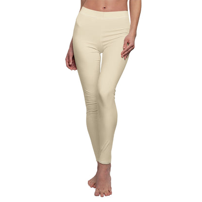 All Over Prints XS Double Spanish White Women's Yoga Leggings