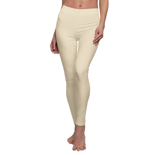 All Over Prints XS Double Spanish White Women's Yoga Leggings