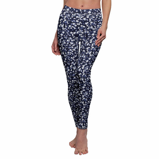 All Over Prints XS Fields of Blue Women's Yoga Leggings
