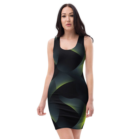All Over Prints XS Flow Of Life Bodycon Dress