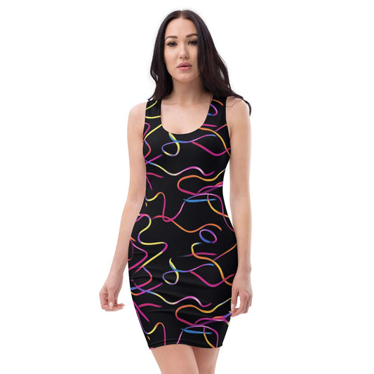 All Over Prints XS Jubilation Bodycon Dress