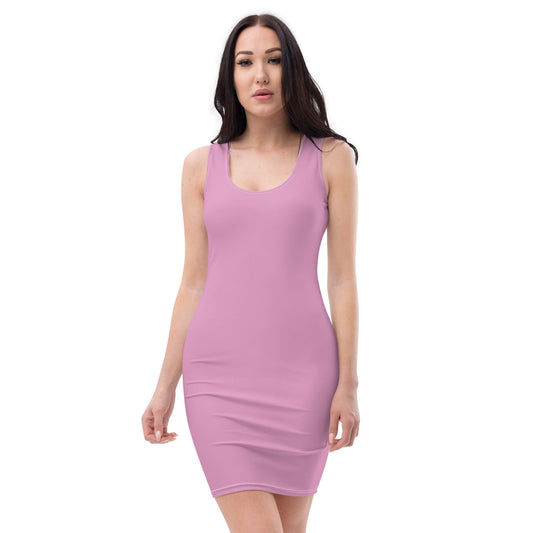 All Over Prints XS Light Mauve Bodycon Dress