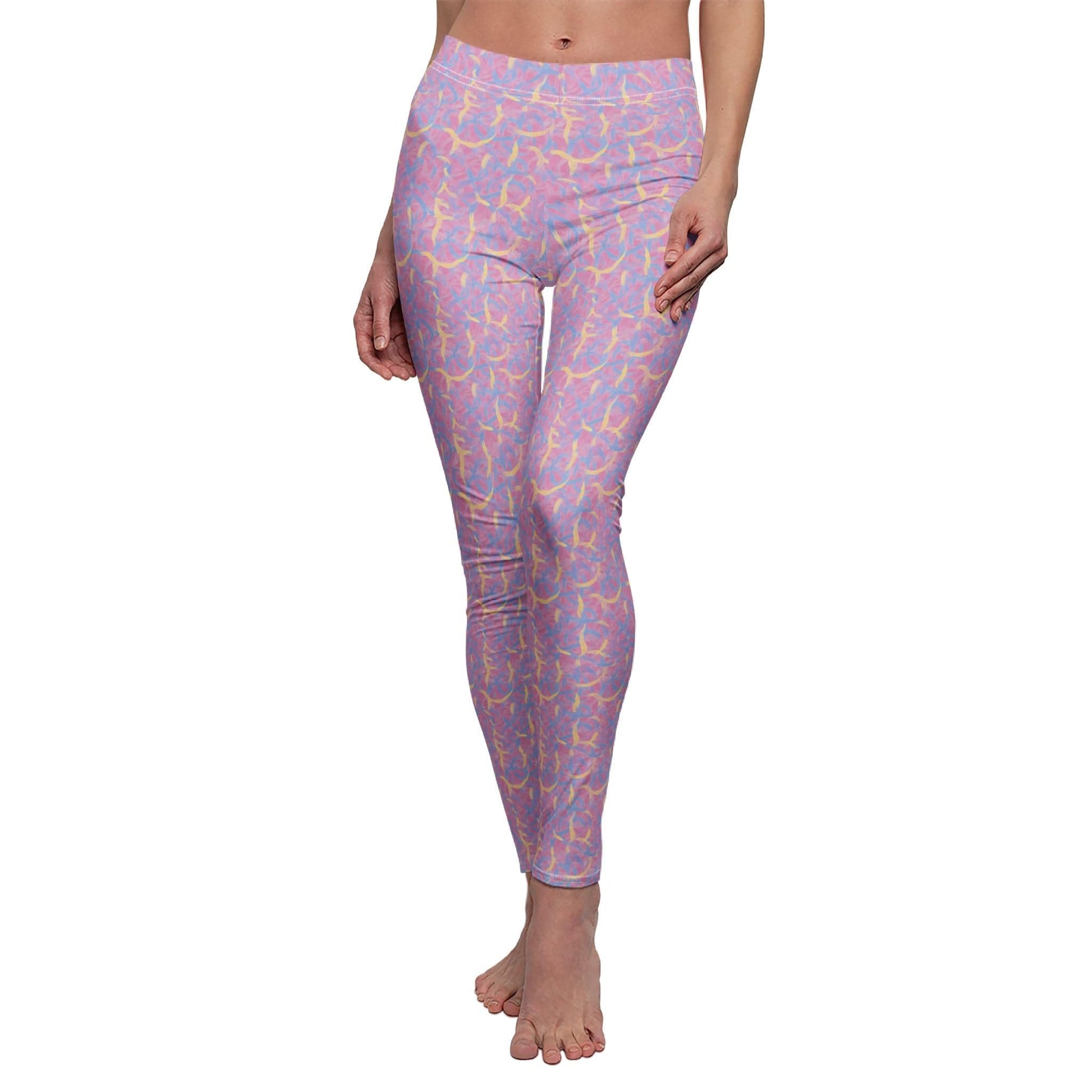 All Over Prints XS Pastel Confetti Women's Yoga Leggings