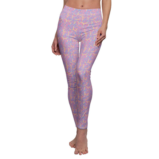 All Over Prints XS Pastel Confetti Women's Yoga Leggings