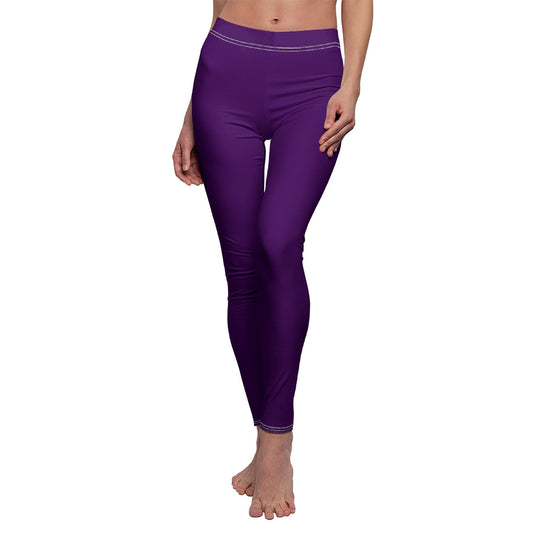 All Over Prints XS Plum Purple Women's Yoga Leggings