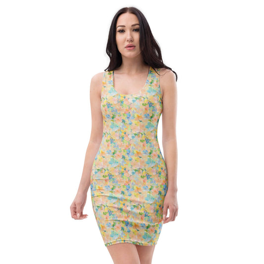 All Over Prints XS Secret Garden Bodycon Dress