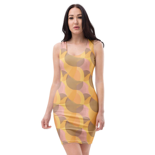 All Over Prints XS Sunny Day Bodycon Dress
