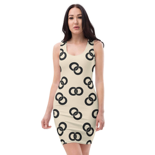 All Over Prints XS Tied At The Hip Bodycon Dress
