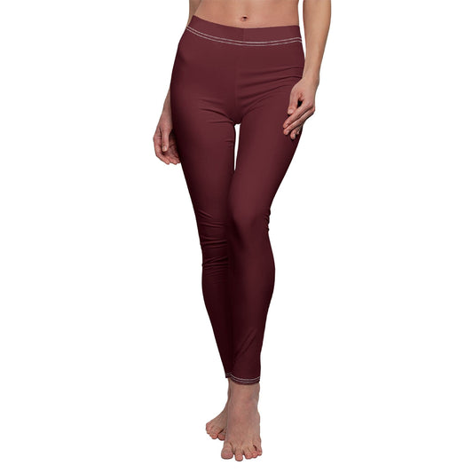 All Over Prints XS Wine Berry Women's Yoga Leggings