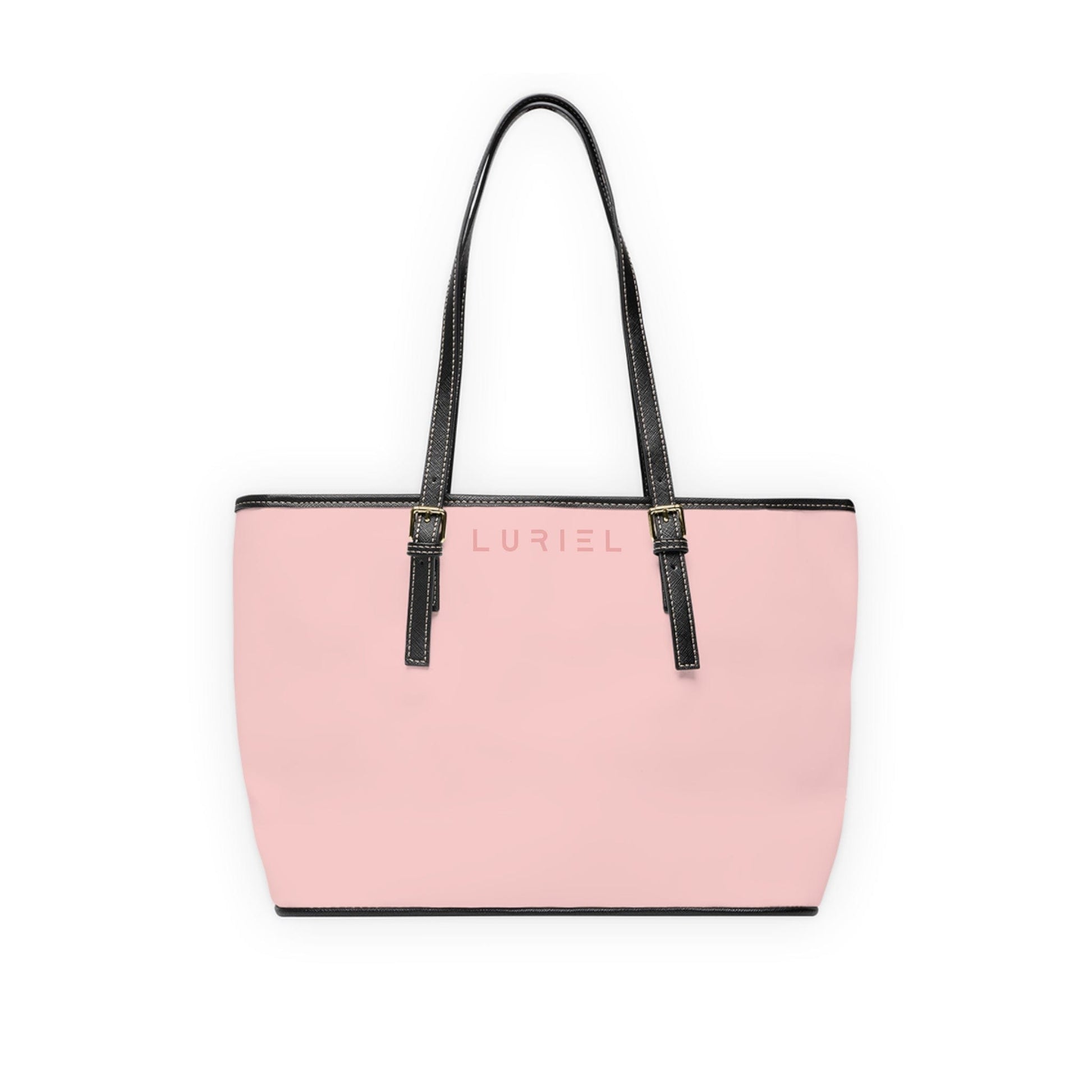 Bags 16" x 10" / Black Blossom Women's Vegan Leather Tote Bag