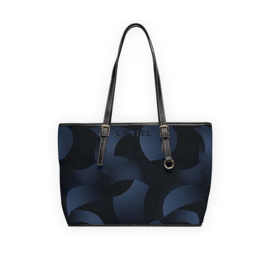 Bags 16" x 10" / Black Dark Shades Women's Vegan Leather Tote Bag