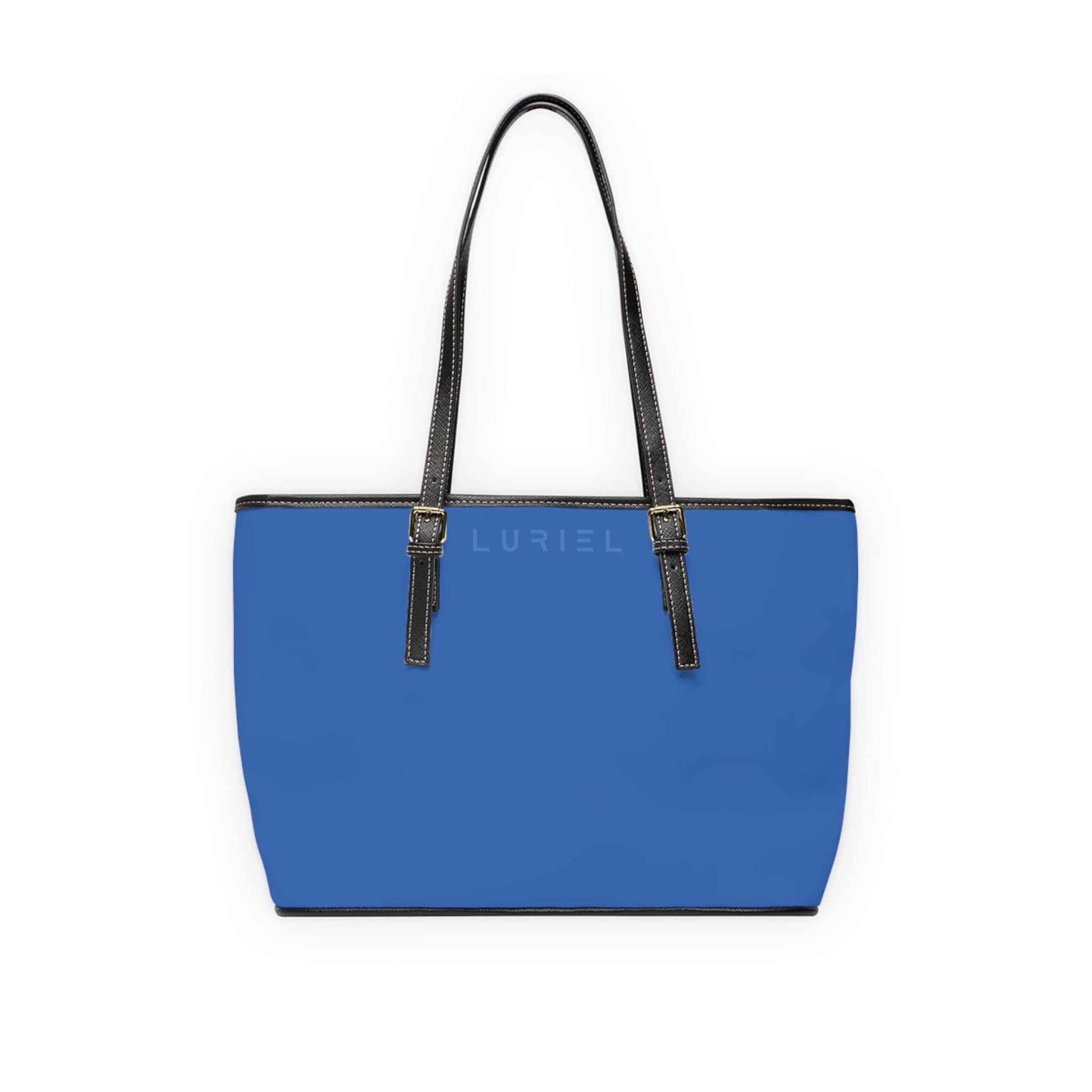 Bags 16" x 10" / Black Dusk Blue Women's Vegan Leather Tote Bag
