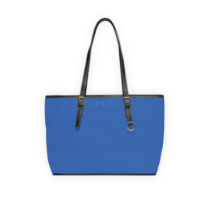 Bags 16" x 10" / Black Dusk Blue Women's Vegan Leather Tote Bag