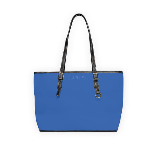 Bags 16" x 10" / Black Dusk Blue Women's Vegan Leather Tote Bag