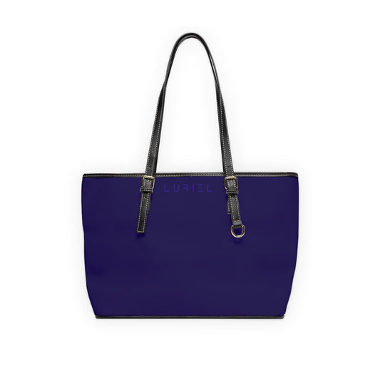Bags 16" x 10" / Black Gunmetal Women's Vegan Leather Tote Bag