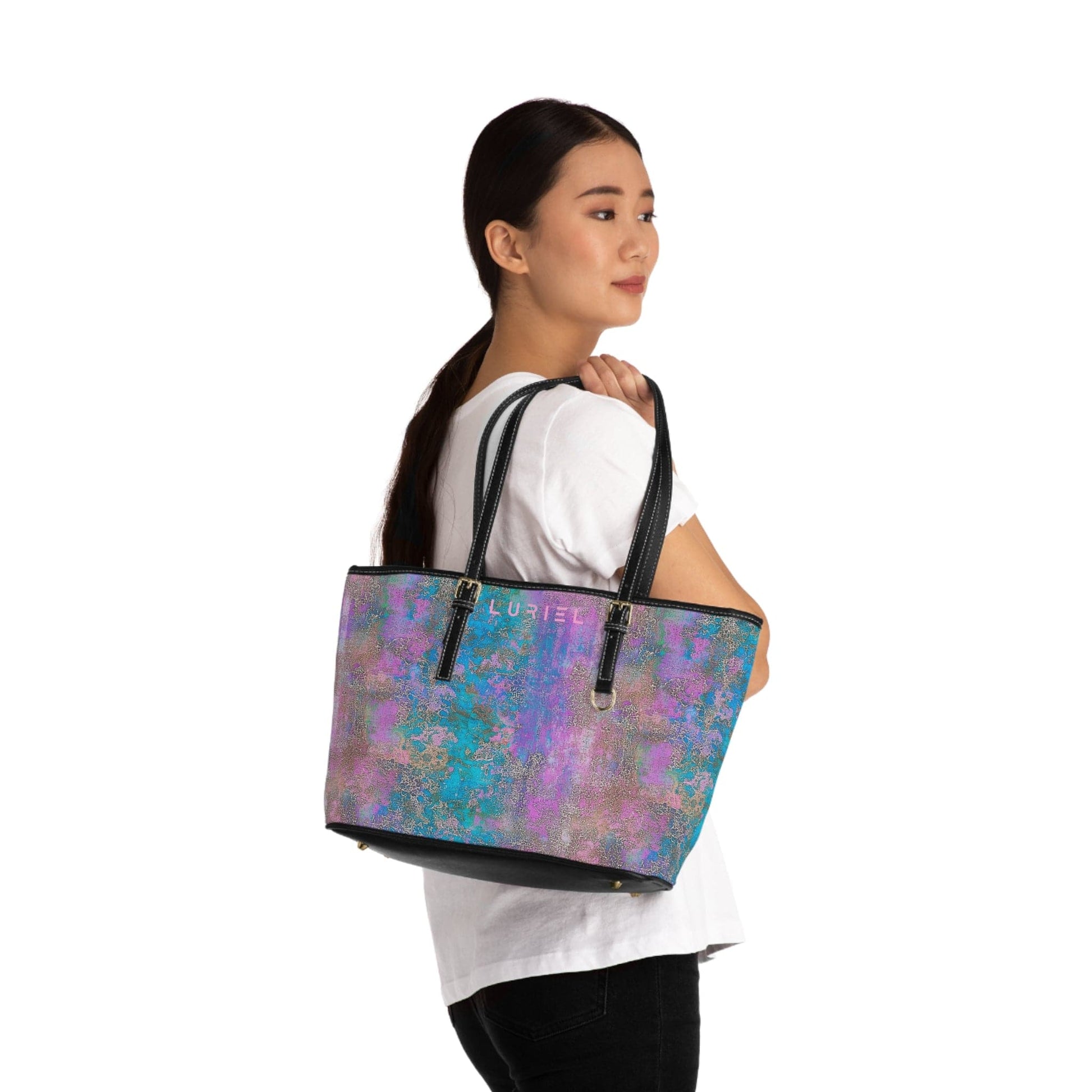 Bags 16" x 10" / Black Lestat Women's Vegan Leather Tote Bag
