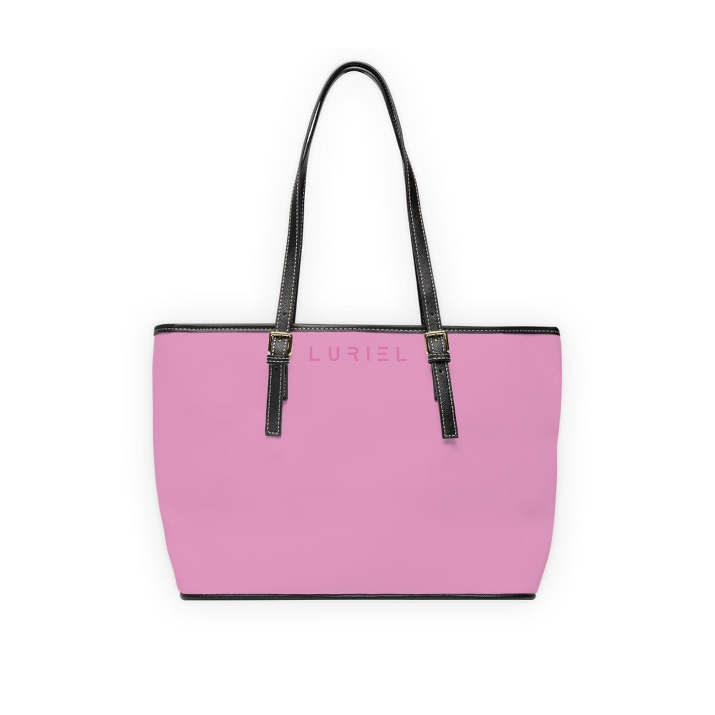 Bags 16" x 10" / Black Light Mauve Women's Vegan Leather Tote Bag