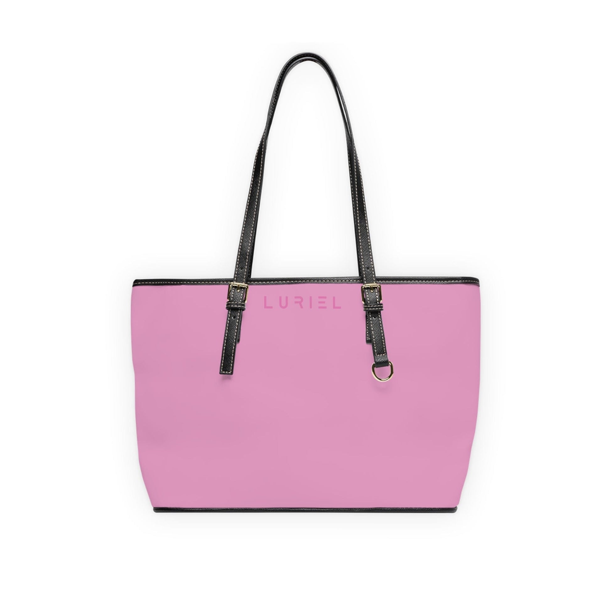 Bags 16" x 10" / Black Light Mauve Women's Vegan Leather Tote Bag