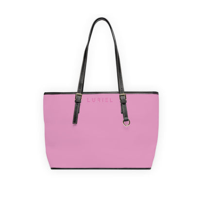 Bags 16" x 10" / Black Light Mauve Women's Vegan Leather Tote Bag