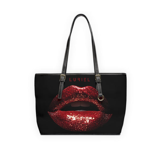 Bags 16" x 10" / Black Music in the Blood Women's Vegan Leather Tote Bag