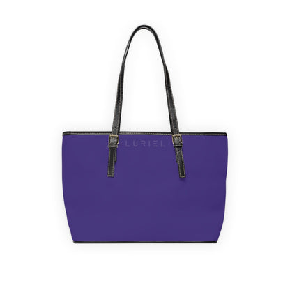 Bags 16" x 10" / Black Purple Haze Women's Vegan Leather Tote Bag