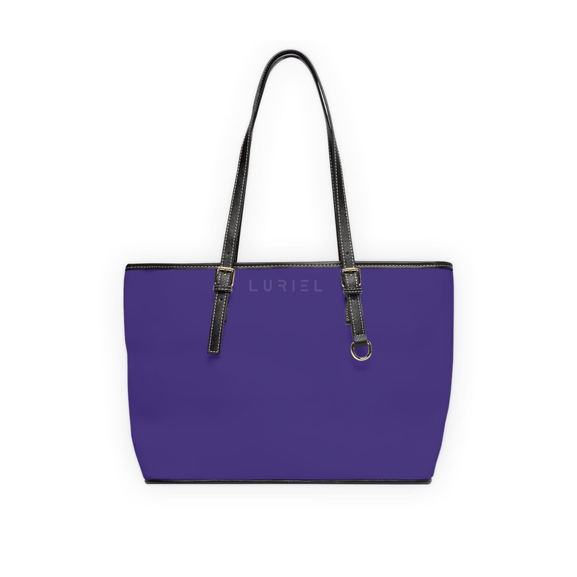 Bags 16" x 10" / Black Purple Haze Women's Vegan Leather Tote Bag