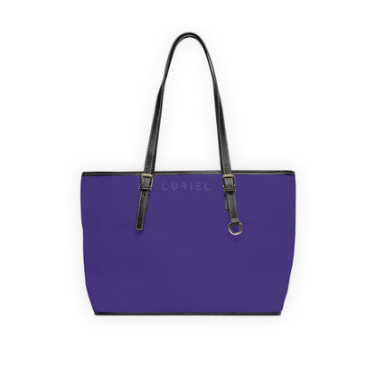 Bags 16" x 10" / Black Purple Haze Women's Vegan Leather Tote Bag