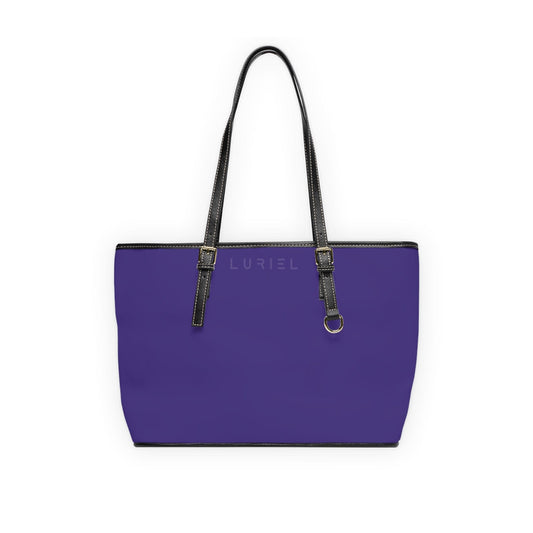 Bags 16" x 10" / Black Purple Haze Women's Vegan Leather Tote Bag