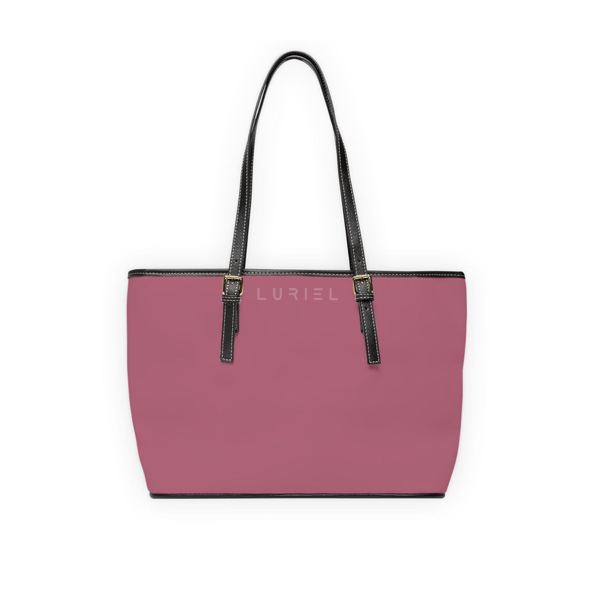 Bags 16" x 10" / Black Rose Taupe Women's Vegan Leather Tote Bag
